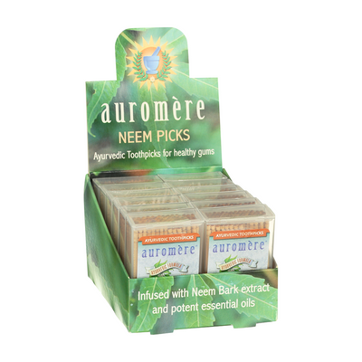 Auromère® Ayurvedic Neem Toothpicks (12 × 1pk)