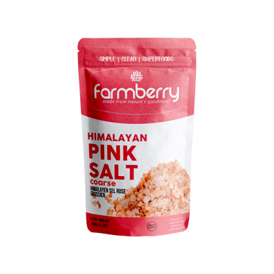 Farmberry Himalayan Pink Salt, Coarse (16 × 454 g)