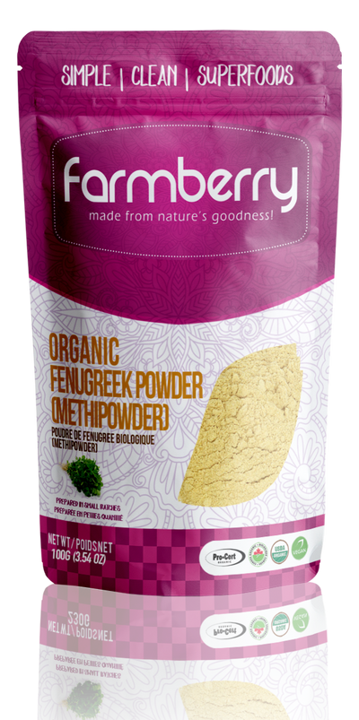 Farmberry Organic Fenugreek Powder (12 × 100 g)