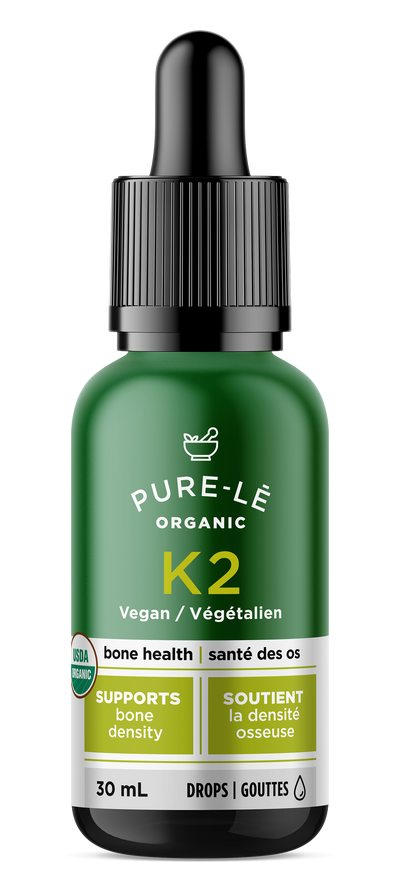 Pure-lē - Organic Vegan Vitamin K2 Drops (4 × 30 mL)