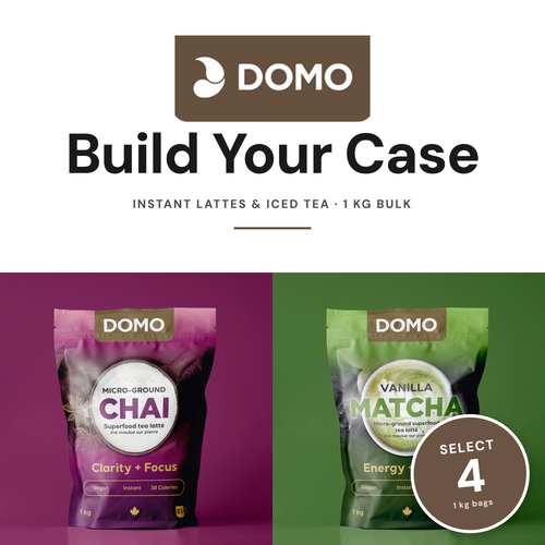 Domo Tea — Build Your Case · Lattes & Iced Tea (4 × 1 kg)