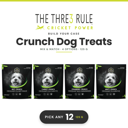 The 3 Rule — Crunch Dog Treats Case (12 × 125 g)
