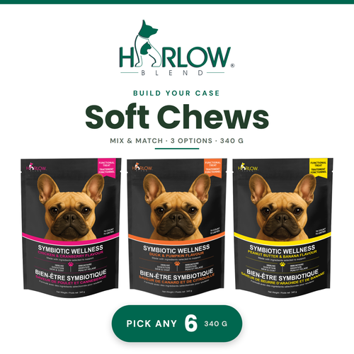 Harlow Blend — Soft Chews Case (6 × 340 g)