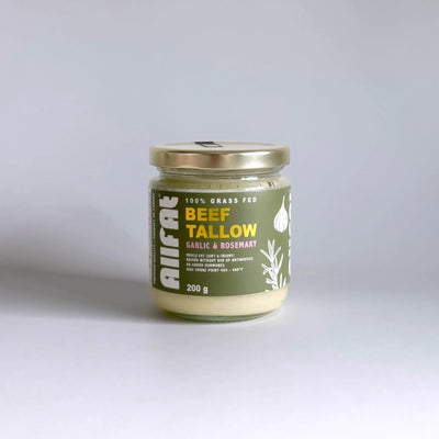 Allfat - Beef Tallow, Garlic and Rosemary (6 × 200 g)