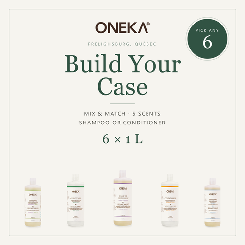 Oneka — Build Your Shampoo and Conditioner Case (6 × 1 L)