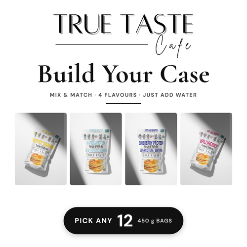 True Taste Cafe - Pancake & Waffle Mix - Build Your Case (12 × 450 g)