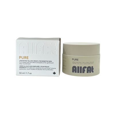 Allfat - PURE Tallow Cream, Unscented (6 × 50 mL)