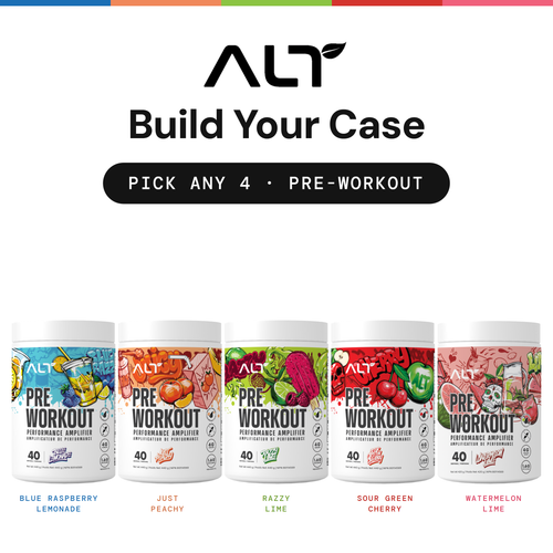 ALT - Build Your Case, Pre-Workout (4 × 40 servings)