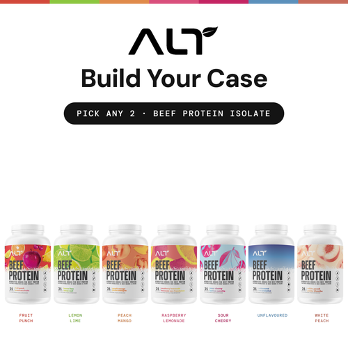 ALT - Build Your Case, Beef Protein Isolate (2 × 25 servings)