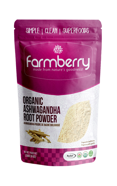 Farmberry Organic Ashwagandha Root Powder (10 × 230 g)