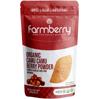 Farmberry Organic Camu Camu Berry Powder (6 × 230 g)