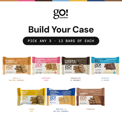 Go Nutrition - Build Your Case, Go Krisp Protein (3 × 12 bars)
