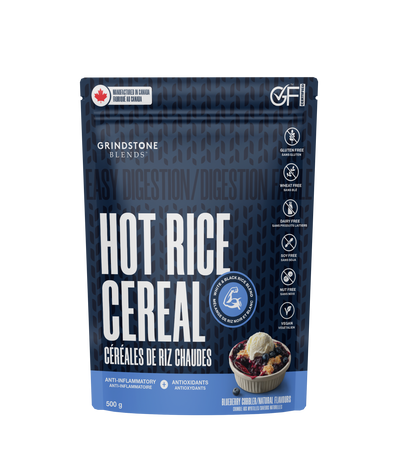 Grindstone Blueberry Cobbler Hot Rice Cereal (12 × 500 g)