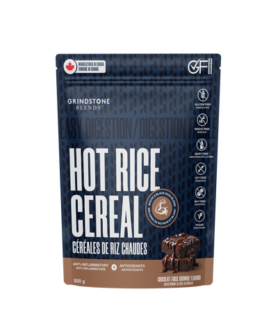 Grindstone Chocolate Fudge Brownie Hot Rice Cereal (12 × 500 g)
