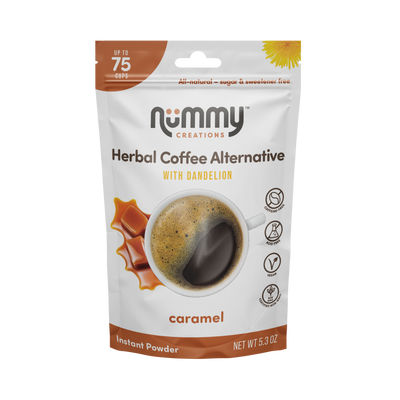 Nummy Creations Caramel Herbal Coffee Alternative (10 × 150 g)