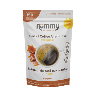 Nummy Creations Caramel Herbal Coffee Alternative (6 × 300 g)
