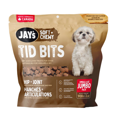 Jay's Peanut Butter Tid Bits Hip & Joint Jumbo (6 × 908 g)