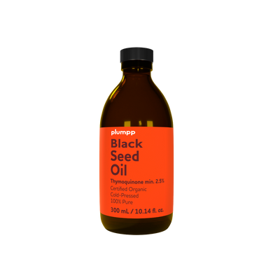 Plumpp Organic Black Seed Oil (4 × 300 mL)