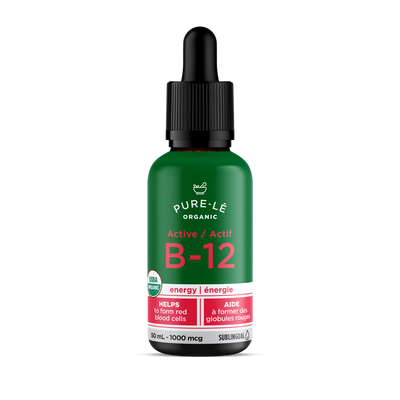 Pure-lē - Organic Vegan Vitamin B12 Drops (4 × 50 mL)