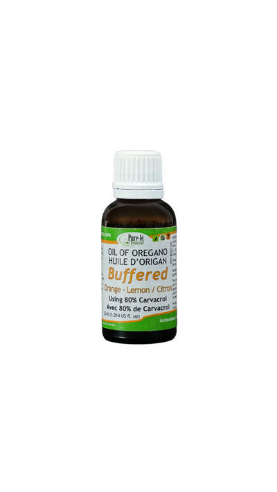 Pure-lē - Buffered Oil of Oregano, Orange Lemon (6 × 30 mL)