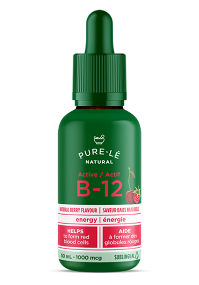 Pure-lē - Sublingual Active Vitamin B12 Drops (6 × 50 mL)