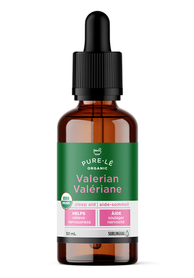 Pure-lē - Organic Valerian Root Fluid Extract (6 × 50 mL)